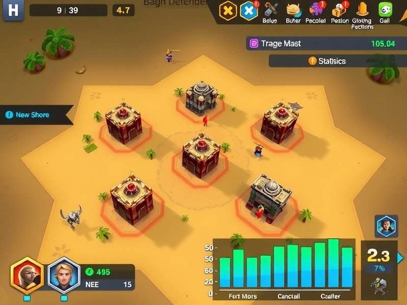 Bagh Defender gameplay screenshot showing strategic defense placement